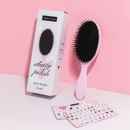 Daily Polish Boar Bristle Brush